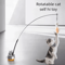 DragonTotoro 360 Rotating Cat Teaser Wand With Bell Fish Head Toy 9