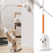 FeatherFlex Suction Cup Cat Teaser Wand With Bell BiteResistant Design 11