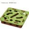 PurrMaze Interactive Felt Cat Maze Box With Bell Ball 4