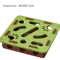 PurrMaze Interactive Felt Cat Maze Box With Bell Ball 4