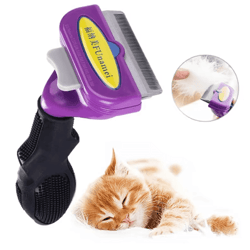 furcare self-cleaning pet grooming brush for dogs & cats