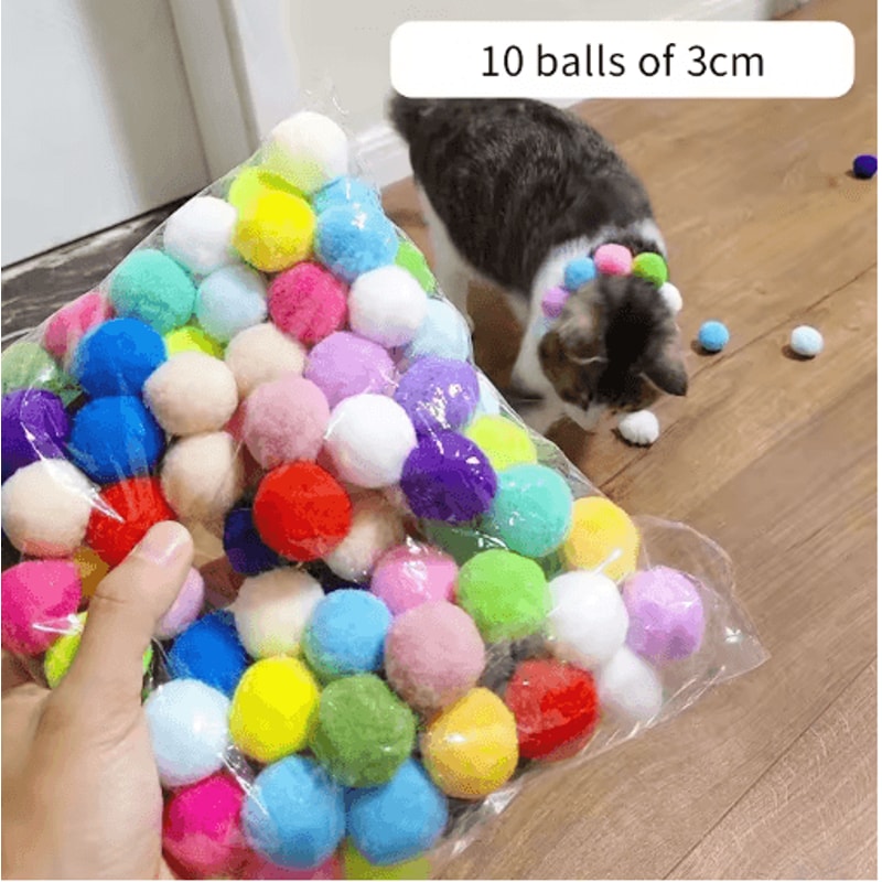 Bounce Blast Interactive Cat Toy Launcher With Plush Ball 2
