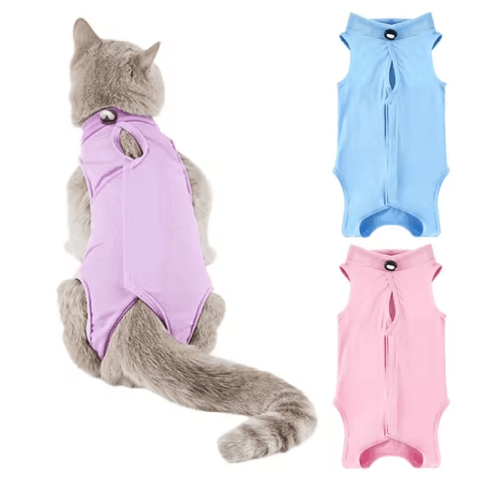Comfort Care Soft Cat Recovery Suit For Post Surgery Healing 6