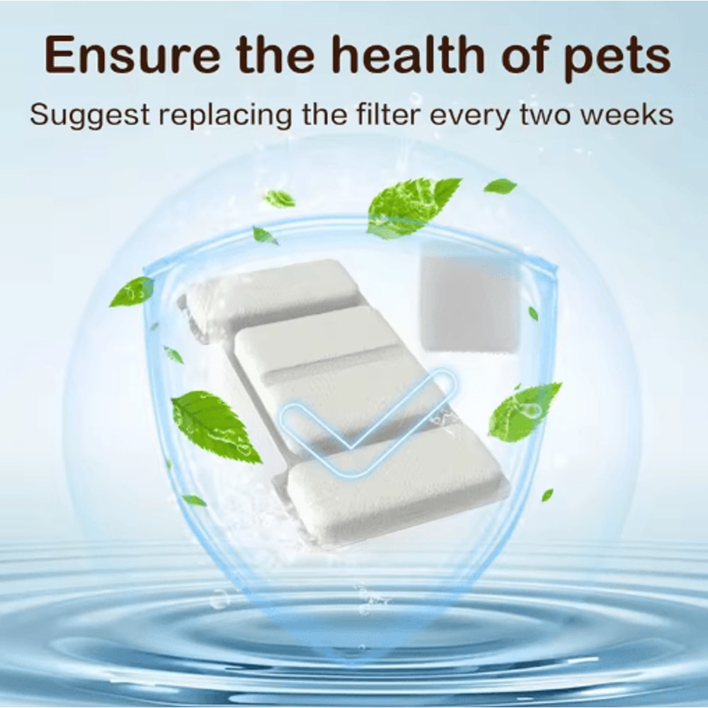Pure Flow Replacement Filter Sponge Kit For TY09TY10 Cat Water Fountains 4