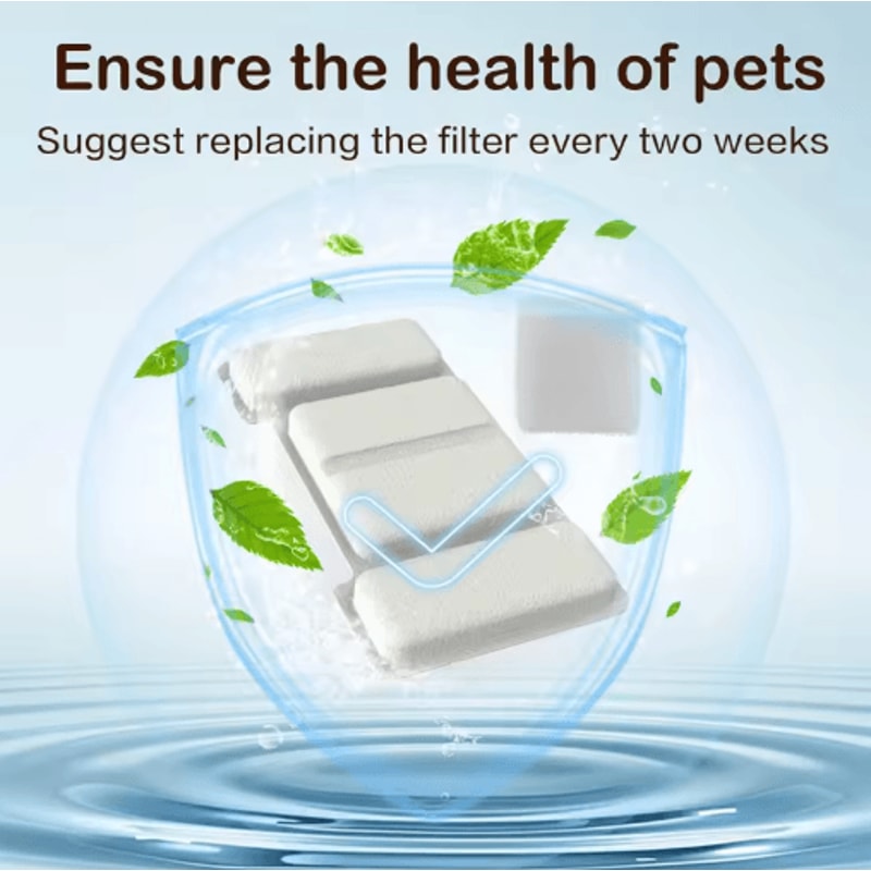 Pure Flow Replacement Filter Sponge Kit For TY09TY10 Cat Water Fountains 4