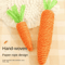 Crunchy Carrot Interactive Cat Teething Toy With Sound Scratch Fun 3