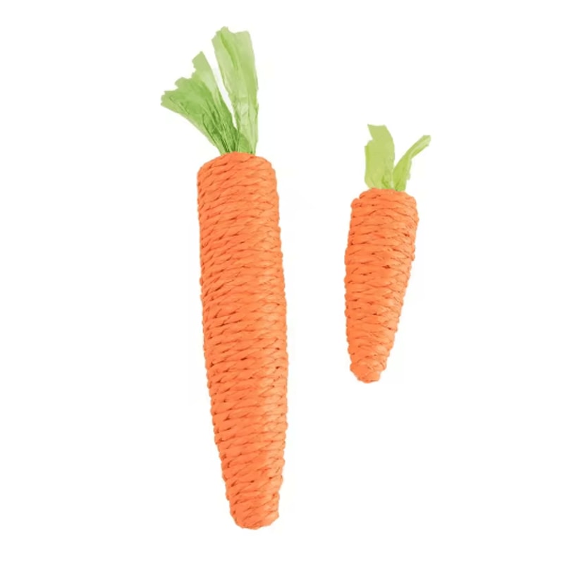 Crunchy Carrot Interactive Cat Teething Toy With Sound Scratch Fun 7
