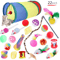 Play Paws 1224 Piece Interactive Cat Toy Variety Set 10