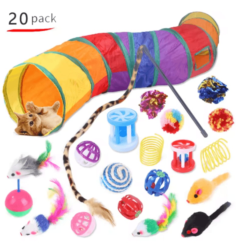Play Paws 1224 Piece Interactive Cat Toy Variety Set 9