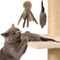 Fluffy Hunt Faux Rabbit Fur Cat Kicker Toy For Interactive Play 5