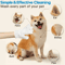 Fresh Paws Extra Thick Pet Grooming Wipes Gloves 6 Pack 1