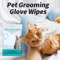 Fresh Paws Extra Thick Pet Grooming Wipes Gloves 6 Pack 4