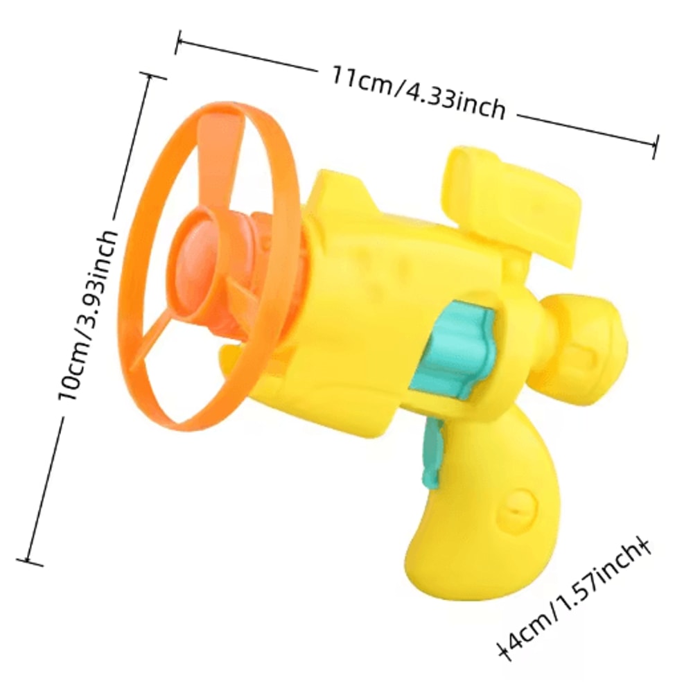 Flying Disc Launcher Cat Toy Set With 4 Discs For Interactive Training And Exercise 5