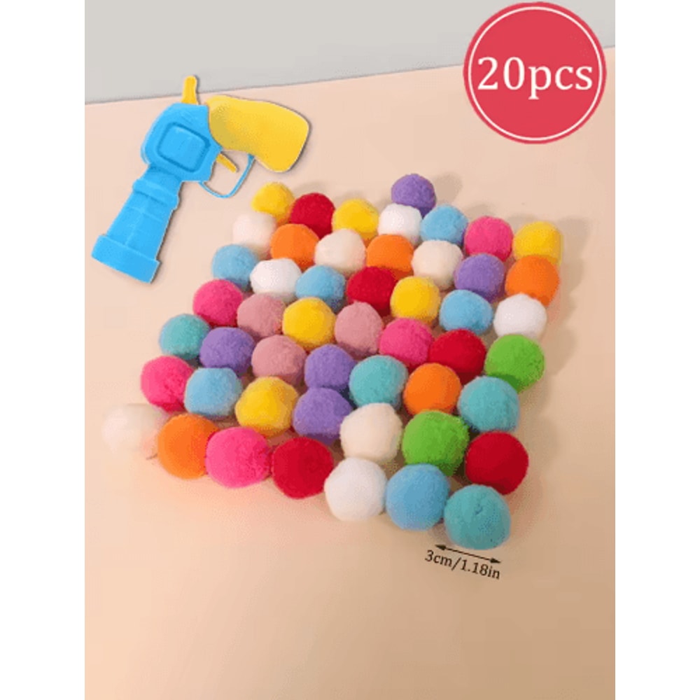 Interactive Cat Ball Launcher Toy With Plush Teaser And Bounce Ball Fun 2