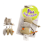 3Piece Plush Mouse Cat Toy Set For Interactive Play And Hunting Fun 0