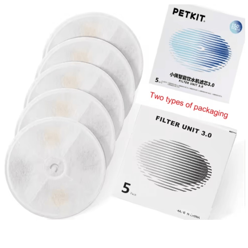 PETKIT Water Fountain Replacement Filters 5Pack For Cleaner And Healthier Pet Hydration 7