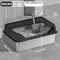KEMORELA XL Stainless Steel Cat Litter Box With Lid And High Sides 1