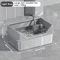 KEMORELA XL Stainless Steel Cat Litter Box With Lid And High Sides 4