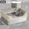 KEMORELA XL Stainless Steel Cat Litter Box With Lid And High Sides 7