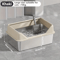 KEMORELA XL Stainless Steel Cat Litter Box With Lid And High Sides 8
