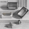KEMORELA XL Stainless Steel Cat Litter Box With Lid And High Sides 9