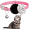 Reflective Cat Collar With Air Tag Holder And QR ID Tag For Dual Pet Protection 2