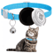 Reflective Cat Collar With Air Tag Holder And QR ID Tag For Dual Pet Protection 4