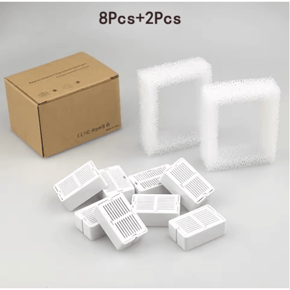 Cat Water Fountain Replacement Filter Set With Carbon And Foam Filters 2