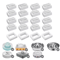 Cat Water Fountain Replacement Filter Set With Carbon And Foam Filters 8