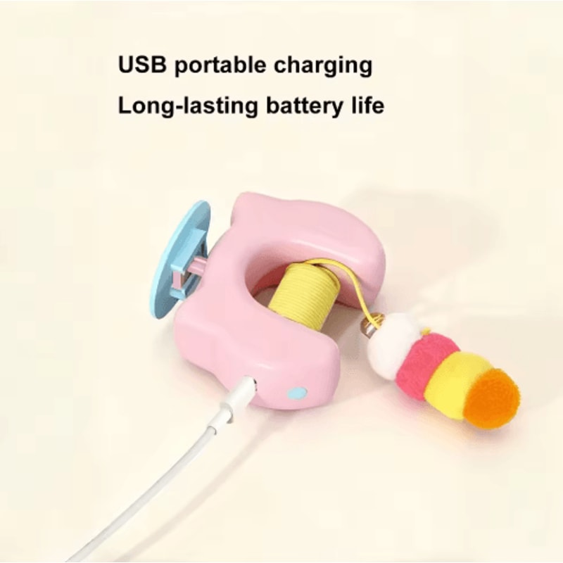 Rechargeable Interactive Flying Bird Cat Toy For Hunting And Stress Relief 7