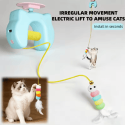 rechargeable interactive flying bird cat toy for hunting and stress relief