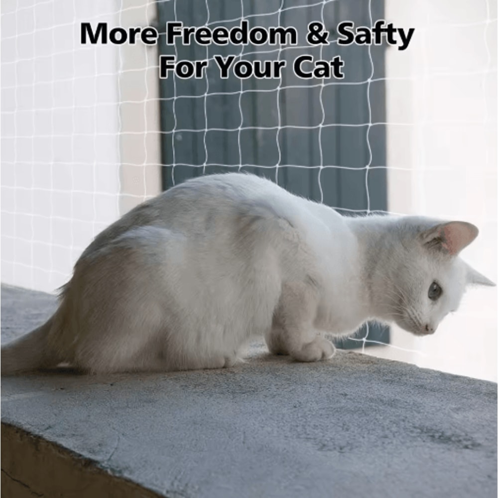Transparent Cat Safety Net For Balconies Stairs And Windows 8