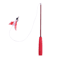 Super Long Telescopic Cat Teaser Wand With Feather Replacement Head 5