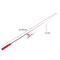 Super Long Telescopic Cat Teaser Wand With Feather Replacement Head 6