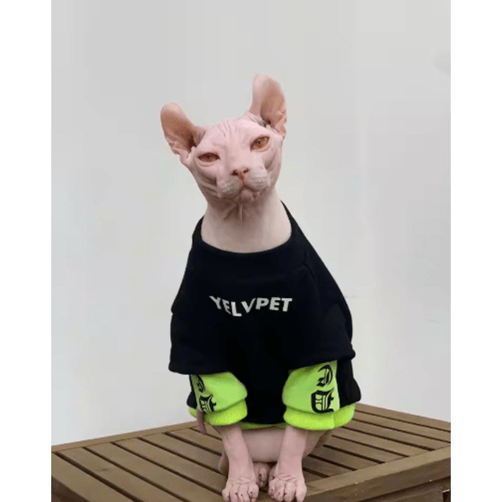 Warm Cotton Sweatshirt For Sphynx Cats And Devon Rex Cats 5