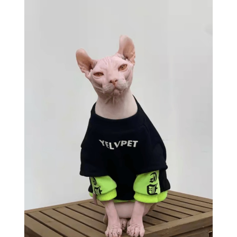 Warm Cotton Sweatshirt For Sphynx Cats And Devon Rex Cats 5
