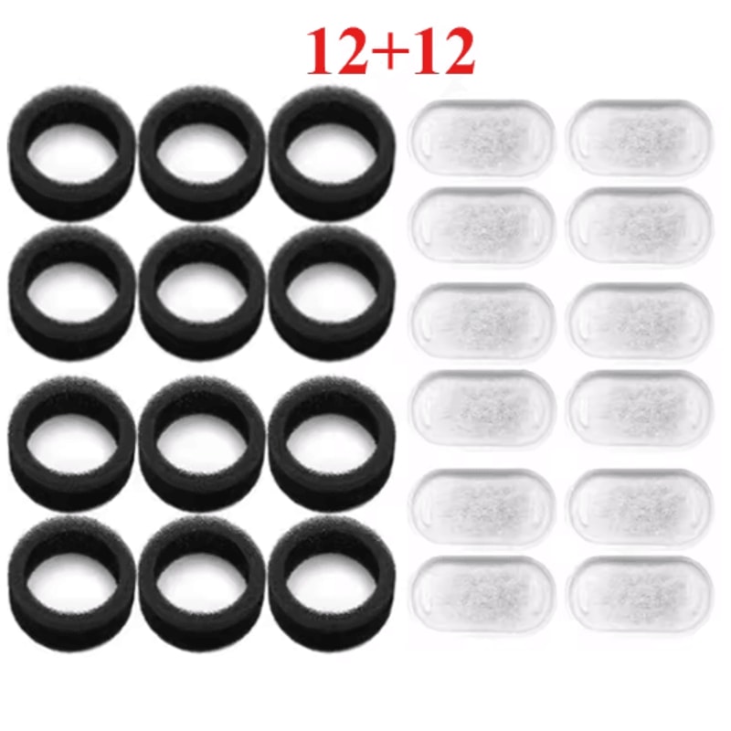 Activated Carbon Cat Water Fountain Filters For Stainless Steel Pet Water Dispensers 2