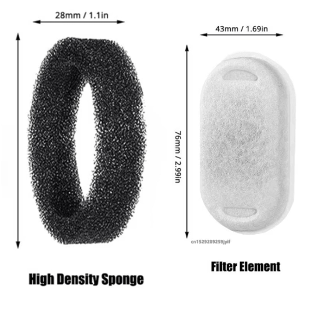 Activated Carbon Cat Water Fountain Filters For Stainless Steel Pet Water Dispensers 7