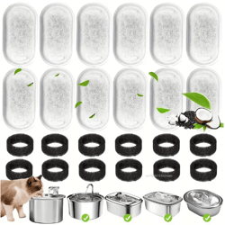 activated carbon cat water fountain filters for stainless steel pet water dispensers