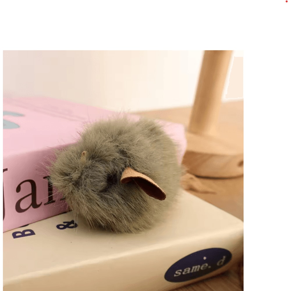 Interactive Plush Mouse Cat Toy With Realistic Squeaky Design 6