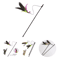 Interactive Cat Teaser Wand With Feather And Bell For Active Play 4