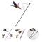 Interactive Cat Teaser Wand With Feather And Bell For Active Play 4