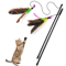 Interactive Cat Teaser Wand With Feather And Bell For Active Play 5