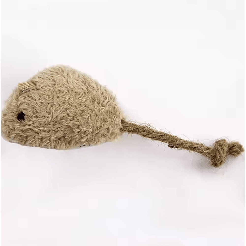 3Piece Plush Mouse Cat Toy Set For Interactive Hunting And Play 2