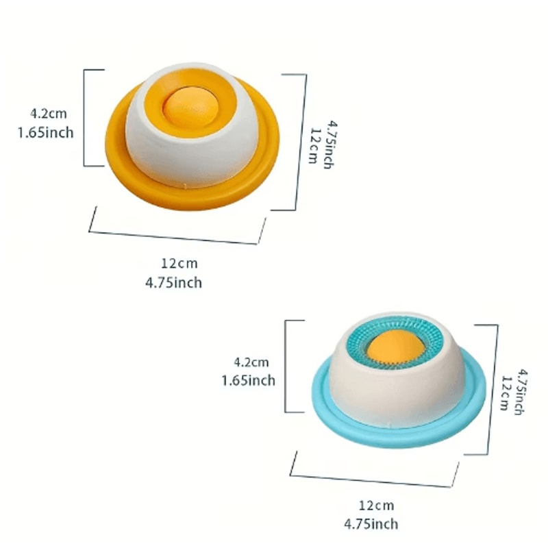 Interactive Cat Slow Feeder Bowl Licking Mat NonSlip Puzzle Toy For Healthy Eating 3