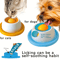 Interactive Cat Slow Feeder Bowl Licking Mat NonSlip Puzzle Toy For Healthy Eating 0