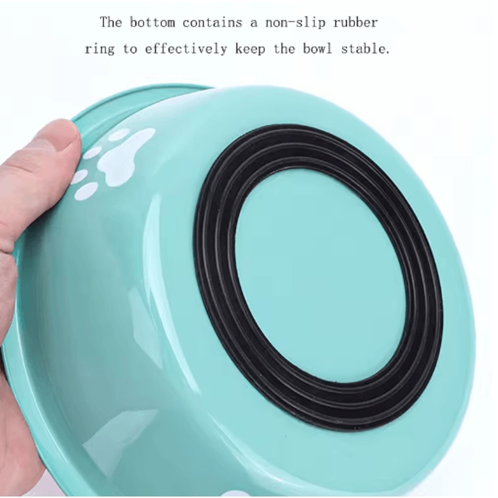 Stainless Steel Pet Feeding Bowl NonSlip Food Water Dish For Cats And Dogs 5