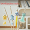 Wooden Cat Teaser Wand With Bell Interactive BiteResistant Toy For Active Cats 1