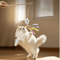 Wooden Cat Teaser Wand With Bell Interactive BiteResistant Toy For Active Cats 6