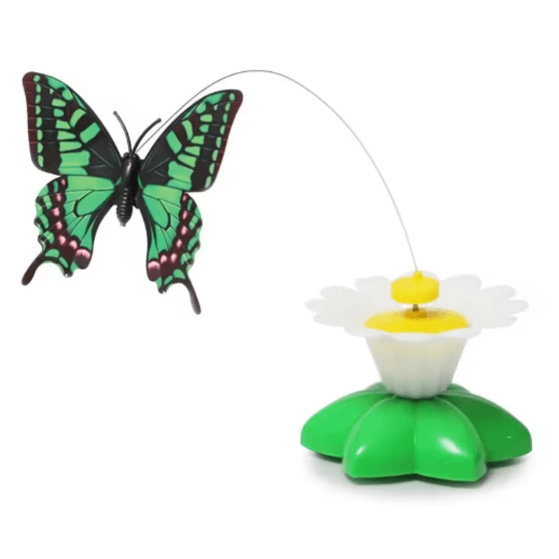 Automatic Rotating Butterfly Cat Toy Interactive Electric Pet Training Toy For Cats And Dogs 1